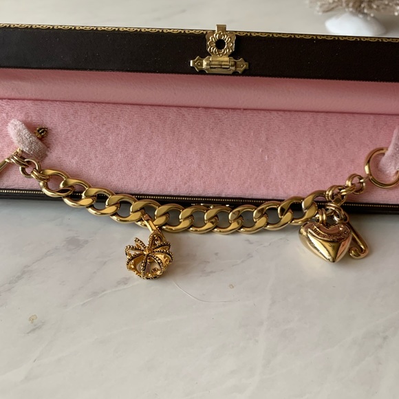 Juicy Couture Jewelry - SOLD Juicy Couture Gold Charm Bracelet